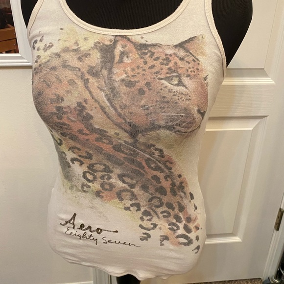 Aeropostale leopard tank top - Picture 5 of 9